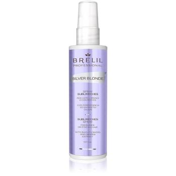 Brelil Professional Silver Blonde Sublimeches Spray sprej na vlasy neutralizující žluté tóny 150 ml