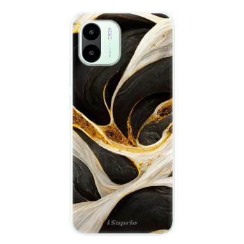 Odolné silikonové pouzdro iSaprio - Black and Gold - Xiaomi Redmi A1 / A2