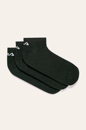 Ponožky Fila (3-pack) dámské, černá barva