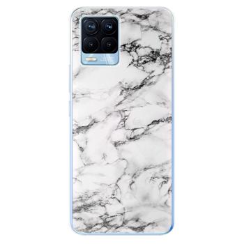 Odolné silikonové pouzdro iSaprio - White Marble 01 - Realme 8 / 8 Pro