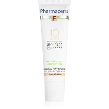 Pharmaceris F-Fluid Foundation matující fluidní make-up SPF 30 odstín 10 Light 30 ml