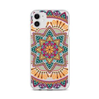 TopQ iPhone 12 silikon Happy Mandala 55305 (Sun-55305)