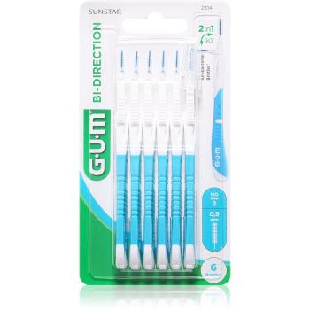 G.U.M Bi Direction Interdental Brush 2314 mezizubní kartáčky 0,9 mm 6 ks