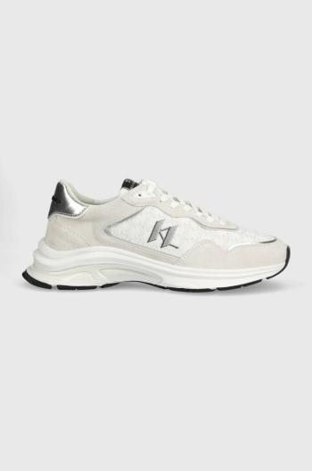 Sneakers boty Karl Lagerfeld LUX FINESSE šedá barva,  KL53165