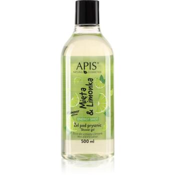Apis Natural Cosmetics Energy Shot Mint & Lime energizující sprchový gel 500 ml