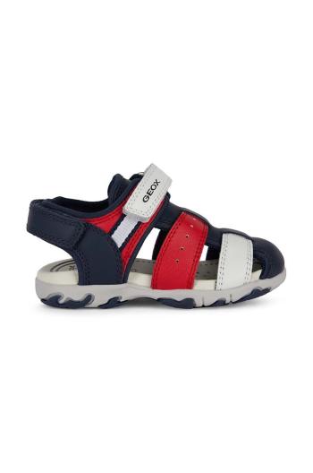 Dětské sandály Geox SANDAL FLAFFEE tmavomodrá barva