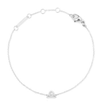Daniel Wellington Ocelový řetízkový náramek znamení Váhy Crystal Zodiac DW00400937
