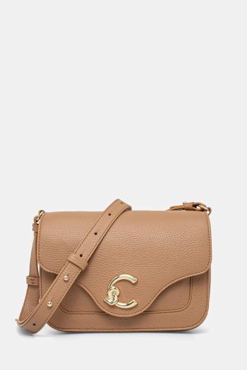 Coccinelle bőr táska bézs, E1 SSL 15 01 01