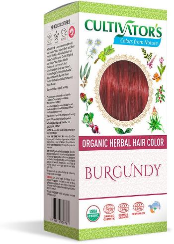 Természetes hajfesték CULTIVATOR Natural 17 burgundi (4 × 25 g)