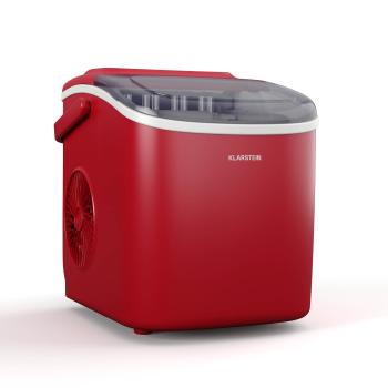 Klarstein Caldwell výrobník kostek ledu, 12 kg kostek ledu/den, plně automatický, LED displej, snadné čištění