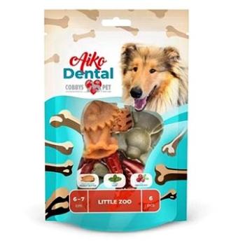 Cobbys Pet Aiko dental little zoo 6 - 7 cm 25 g 150 g 6 ks (8586020727988)