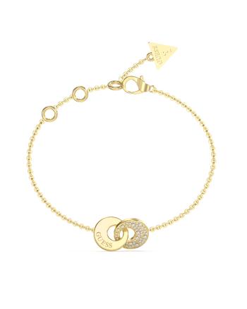 Guess Dámský pozlacený náramek Blooming Summer JUBB05220JWYG 18,5 cm