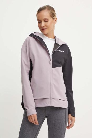 Outdoorová bunda adidas TERREX Multi růžová barva, IM8154