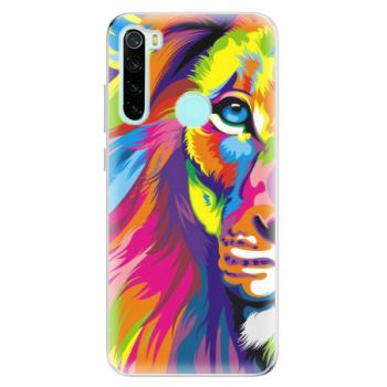 Odolné silikonové pouzdro iSaprio - Rainbow Lion - Xiaomi Redmi Note 8