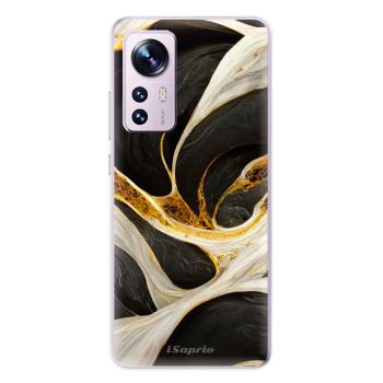 Odolné silikonové pouzdro iSaprio - Black and Gold - Xiaomi 12 / 12X