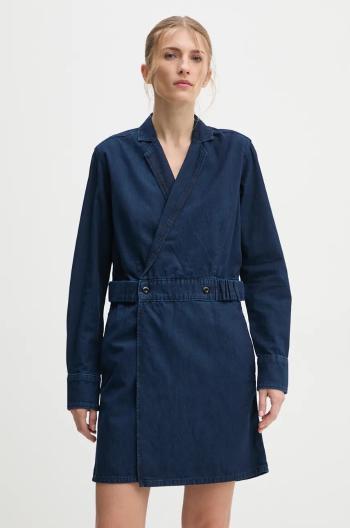 Džínové šaty G-Star Raw tmavomodrá barva, mini, D25350-D539