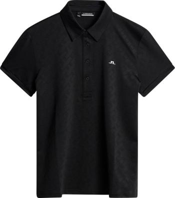 J.Lindeberg Alaya Jacquard Black S Polo košile