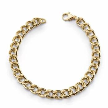 Guess Luxusní pozlacený náramek Enchainted JUBB01377JWYG 19 cm