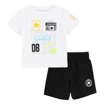 Converse logo aop ss tee + short set 86-92 cm