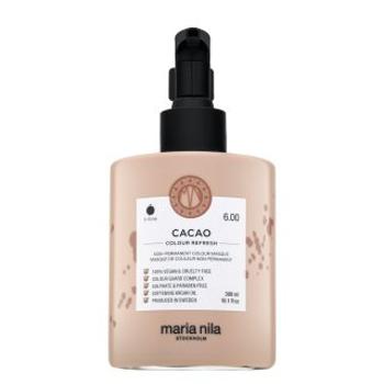Maria Nila Colour Refresh vyživujúca maska ​​s farebnými pigmentmi pre oživenie svetle a stredne hnedých odtieňov Cacao 300 ml