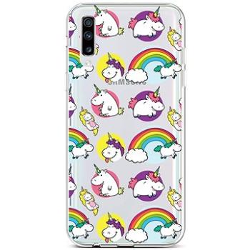 TopQ Samsung A70 silikon Chunky Unicorns 42510 (Sun-42510)