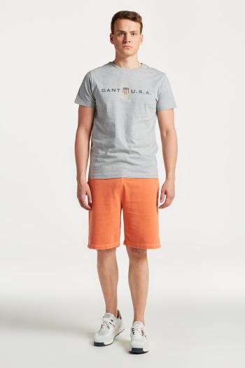 TEPLÁKOVÉ ŠORTKY GANT SUNFADED SHORTS APRICOT ORANGE