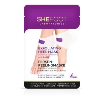 SheCosmetics SheFoot Exfoliační maska na paty na bázi AHA 1 pár