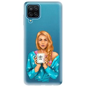 iSaprio Coffe Now - Redhead pro Samsung Galaxy A12 (cofnored-TPU3-A12)