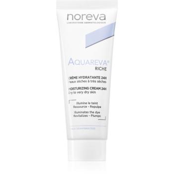 Noreva Aquareva Rich Moisturizing Cream 24h výživný krém pro intenzivní hydrataci 40 ml