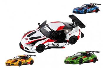 Auto Kinsmart Toyota GR Supra Racing 13 cm, kov