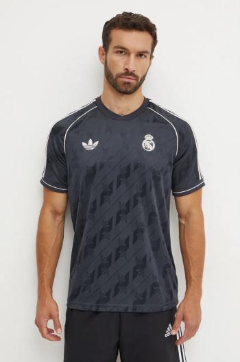 Tričko adidas Originals Real Madrid černá barva, JI9481