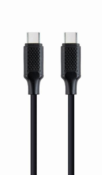 Kabel CABLEXPERT CC-USB2-CMCM100-1.5M USB PD (Power Delivery), 100W, Type-C na Type-C kabel (CM/CM), 1,5m, datový a napájecí, černý