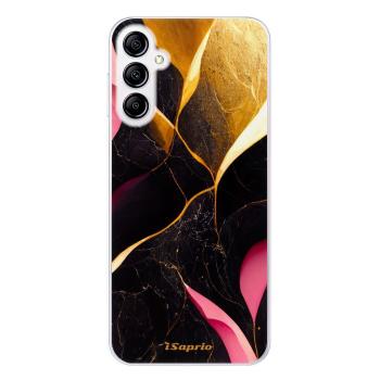 Odolné silikonové pouzdro iSaprio - Gold Pink Marble - Samsung Galaxy A14 / A14 5G