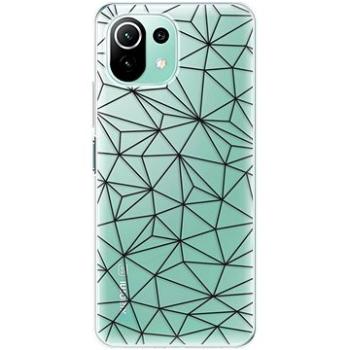 iSaprio Abstract Triangles 03 - black pro Xiaomi Mi 11 Lite (trian03b-TPU3-Mi11L5G)