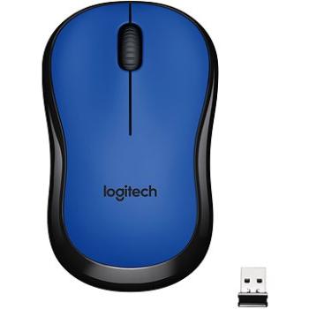 Logitech Wireless Mouse M220 Silent, modrá (910-004879)