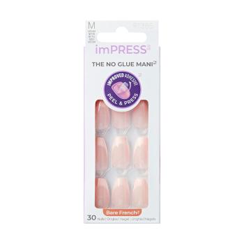 KISS Samolepící nehty ImPRESS Nails - Genuine 30 ks