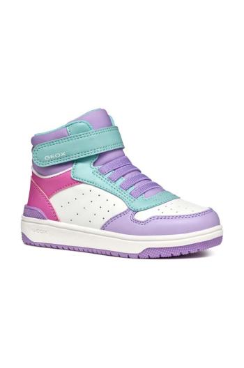 Dětské sneakers boty Geox WASHIBA fialová barva, J36HXA.5415