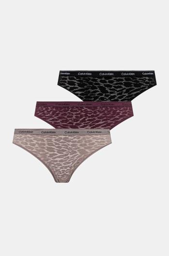 Kalhotky brazilky Calvin Klein Underwear 3-pack 000QD5225E