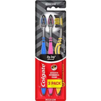 COLGATE ZIG ZAG charcoal 3  ks (8718951305212)