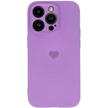 Vennus Valentýnské pouzdro Heart pro iPhone 14 Pro Max - fialové (TT4436)