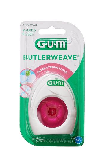 GUM Weave zubní nit voskovaná, 55 m