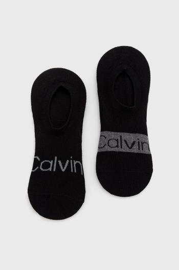 Ponožky Calvin Klein pánské, černá barva, 701218713