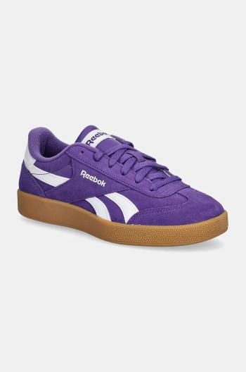 Semišové sneakers boty Reebok Classic REEBOK SMASH EDGE fialová barva, 100216160