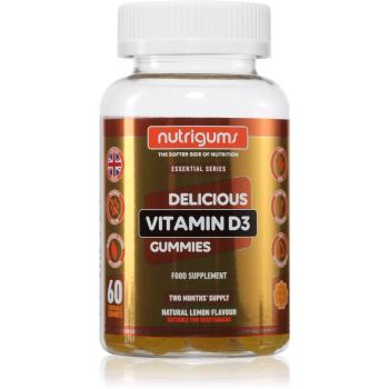 Nutrigums Essential Series Vitamin D žvýkací měkké tobolky s vitamínem D 60 ks