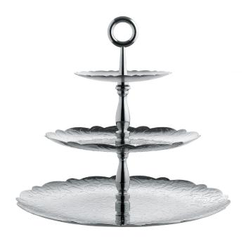 Třípatrový etažér Dressed X-mas, prům. 35 cm - Alessi