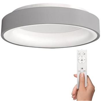 Solight LED stropní světlo kulaté Treviso, 48W, 2880lm, stmívatelné, dálkové ovládání, šedá
 (WO768-G)