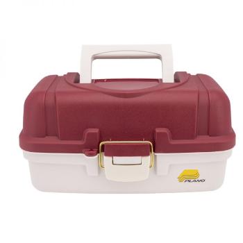 Plano kufřík one-tray tackle box red metallic/off-white