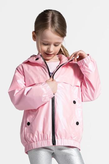 Detská bunda Coccodrillo ružová farba, OUTERWEAR GIRL KIDS