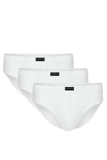 Pánské slipy 006 white 3 pack