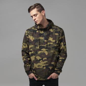 Urban Classics Camo Pull Over Windbreaker woodcamo - XL